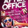 Afyer Office Party Flyer Template