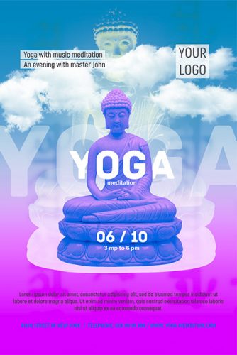 Meditation Yoga Free Flyer and Poster Template - Best of Flyers