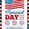 Memorial Day Free Poster Template