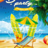 Beach Party Free Poster Template